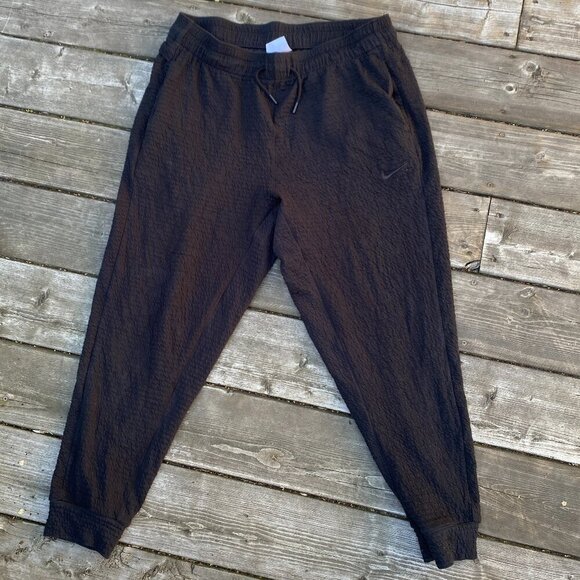 Nike Yoga Mens Dri-FIT Flex Tapered Training Sweatpants Large - Picture 2 of 5